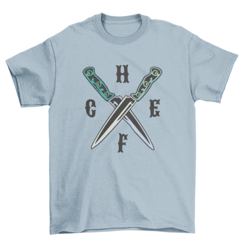 Chef knives t-shirt