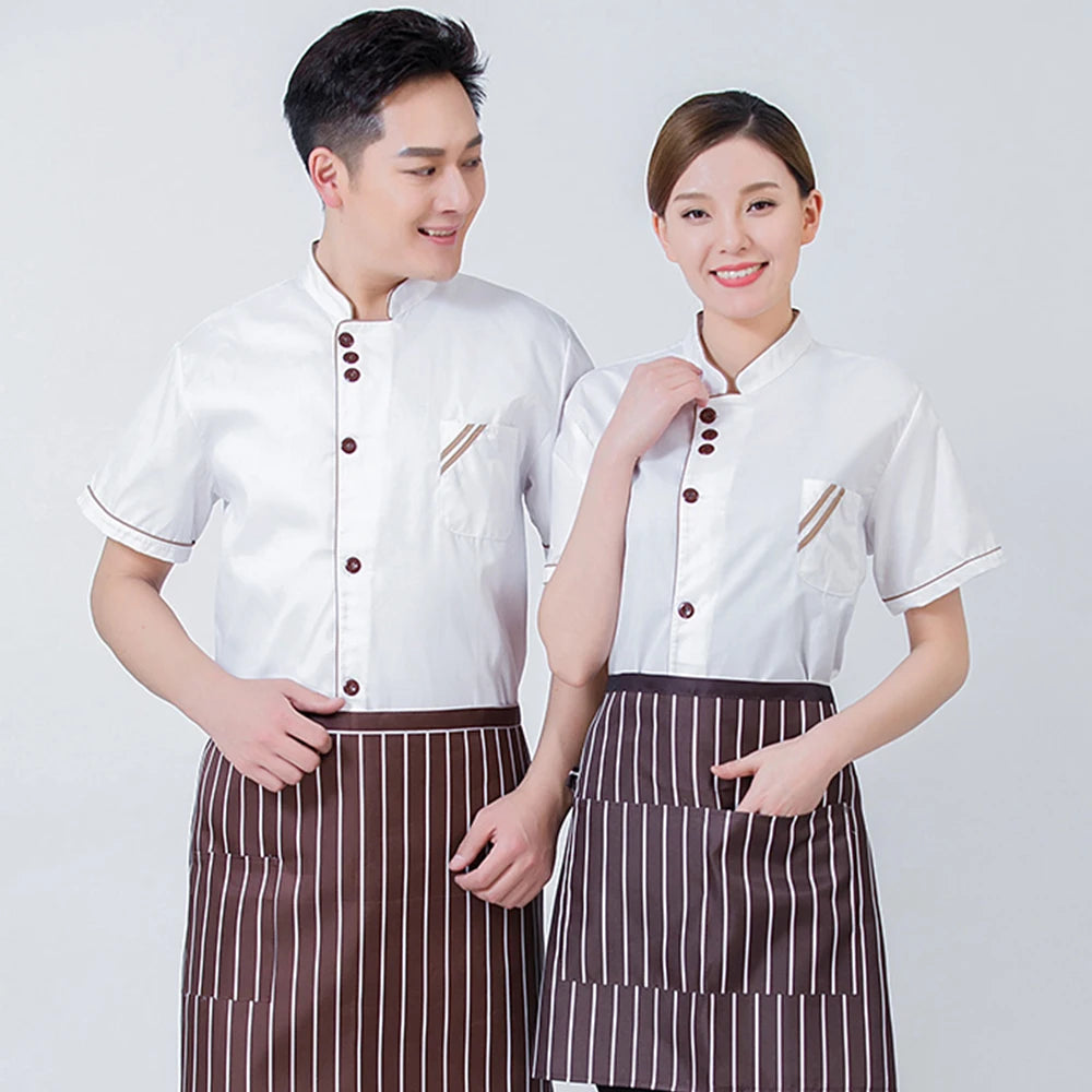 Unisex Hotel Uniforms Chef Jacket Woman Chef Coat Chef Clothes Chefs Sushi Uniform Long Sleeves Restaurant Uniform